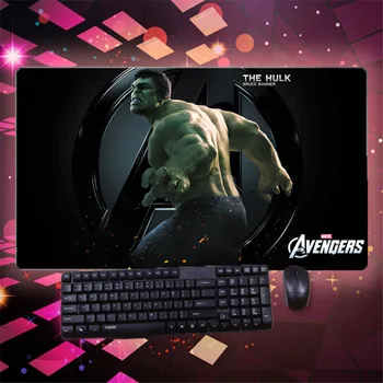 

70CM The Avengers Iron Man batman Spiderman Hulk Mouse pad Model Game lovers Christmas Gift Toys For Kids