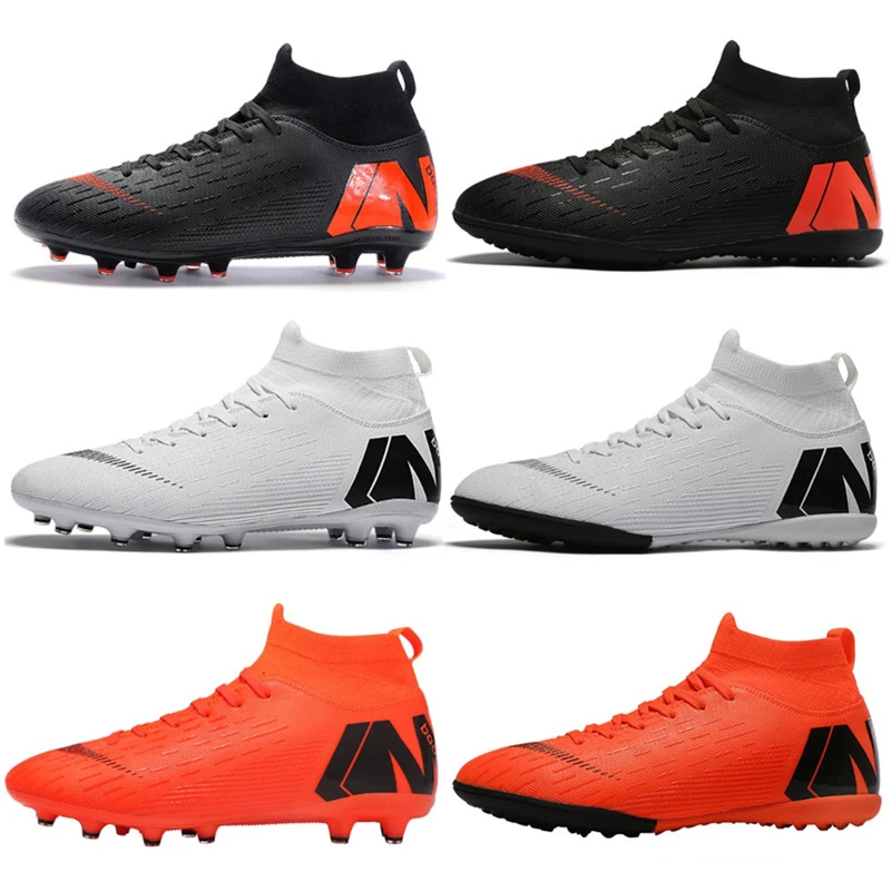 Outdoor Men Boys Soccer Shoes Lightweight Football Boots High Ankle Kids Cleats Training Sport Sneakers Size 35-46 Dropshipping
Outdoor Men Boys Soccer Shoes Lightweight Football Boots High Ankle Kids Cleats Training Sport Sneakers Size 35-46 Dropshipping