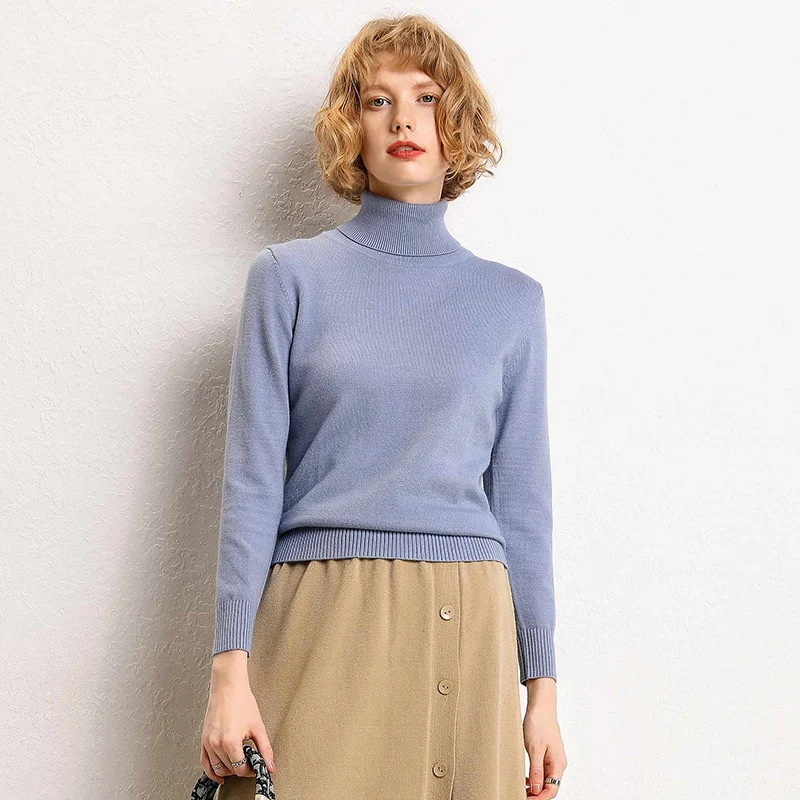 2019 New Women's Sweaters Turtleneck Pullovers Winter Tops Solid Color Cashmere Sweaters Autumn Sweaters
2019 New Women's Sweaters Turtleneck Pullovers Winter Tops Solid Color Cashmere Sweaters Autumn Sweaters