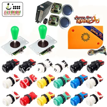 DIY Pandora box 9d 2500 in 1 arcade game cabinet machine with jamma board kit with Happ joystick button power supply speaker
DIY Pandora box 9d 2500 in 1 arcade game cabinet machine with jamma board kit with Happ joystick button power supply speaker