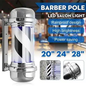 50/60/70cm Barber Shop Light Red White Black Stripes Rotating LED Light Lamp Hairdressing Salon Outdoor Hanging Sign 110V/220V
50/60/70cm Barber Shop Light Red White Black Stripes Rotating LED Light Lamp Hairdressing Salon Outdoor Hanging Sign 110V/220V