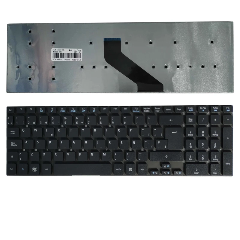 Новая испанская клавиатура для ноутбука Gateway NV55 NV55S NV56R NV57 NV57H NV75S NV77H SP, черная клавиатура
Новая испанская клавиатура для ноутбука Gateway NV55 NV55S NV56R NV57 NV57H NV75S NV77H SP, черная клавиатура