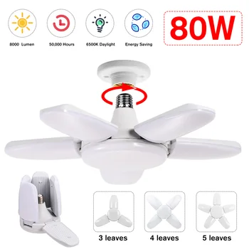 Deformable Industrial Lighting E27 80W Led Fan Garage Light Super Bright 6000LM 2835 Led High Bay Industrial Lamp for Workshop
Deformable Industrial Lighting E27 80W Led Fan Garage Light Super Bright 6000LM 2835 Led High Bay Industrial Lamp for Workshop