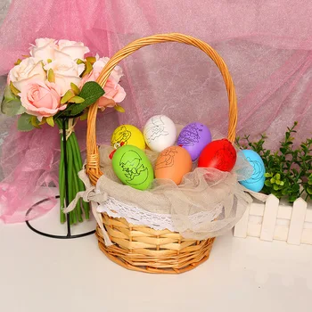 Hand-Painted DIY Graffiti Coloured Drawing Easter Festival Decorations Painted Egg Handmade Wood Model Fake Eggs Coloured Drawin
Hand-Painted DIY Graffiti Coloured Drawing Easter Festival Decorations Painted Egg Handmade Wood Model Fake Eggs Coloured Drawin