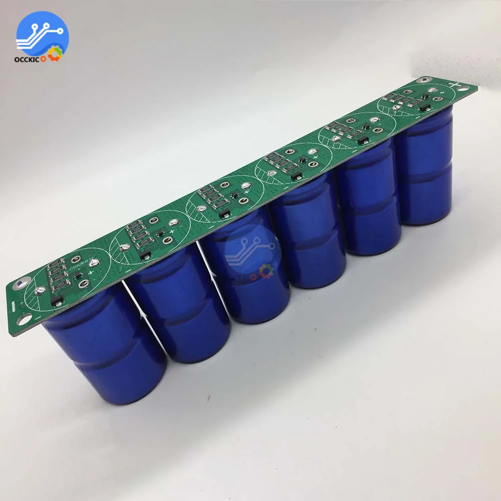 6 Pcs/Set 2.7V 500F Super Farad Capacitor for Charger Accessory With Charge Protection Board for General Purpose
6 Pcs/Set 2.7V 500F Super Farad Capacitor for Charger Accessory With Charge Protection Board for General Purpose