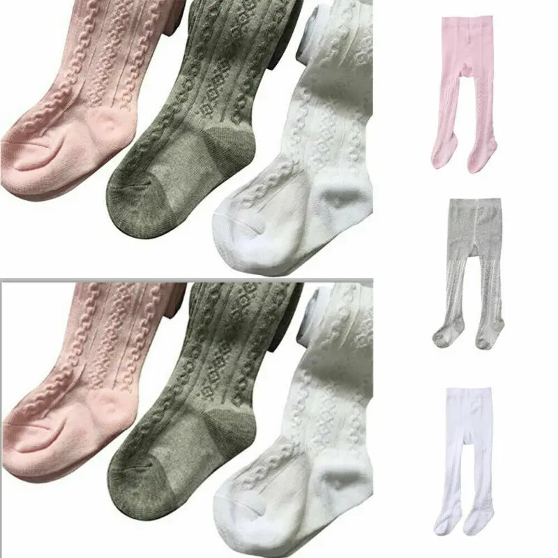 3Pair/Lot ( 3Color ) 0-2Y Baby Toddler Kids Girls Tights Pantyhose Soft Warm Long Socks Hosiery |