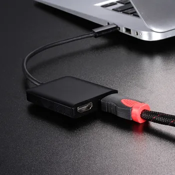 USB C 3.1 HUB 4K 30Hz USB Type C 3.1 to DP Dual Displayport Adapter Type-C Video Cable USB-C to Display Port Hub
USB C 3.1 HUB 4K 30Hz USB Type C 3.1 to DP Dual Displayport Adapter Type-C Video Cable USB-C to Display Port Hub