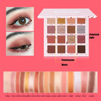 Hot 16 Colors Eyeshadow Palette Pearlescent Glittering Matte Eye Shadow Tray Women Girl Female Eye Makeup Hot Sale t6
Hot 16 Colors Eyeshadow Palette Pearlescent Glittering Matte Eye Shadow Tray Women Girl Female Eye Makeup Hot Sale t6