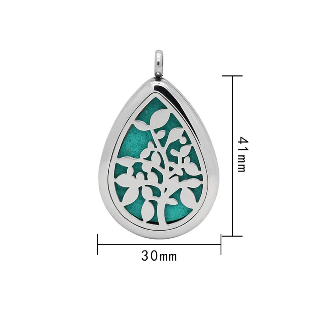 DIY Aromatherapy Necklace Locket Pendants