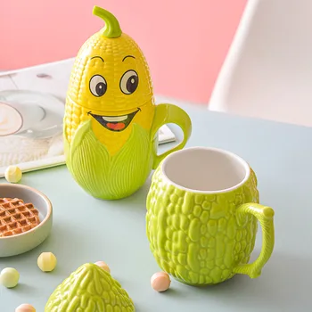 Office Glass Ceramic Cup Creative Hipster Cartoon Corn Cup Milk Coffee Cup Couples Mug
Office Glass Ceramic Cup Creative Hipster Cartoon Corn Cup Milk Coffee Cup Couples Mug
