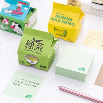 Creative Milk Box Sticky Note 130 Sheets Memo Note Blank Sticker Coffee Green Tea Box Self-Stick Notepad School Office Supply
Creative Milk Box Sticky Note 130 Sheets Memo Note Blank Sticker Coffee Green Tea Box Self-Stick Notepad School Office Supply