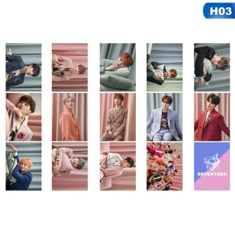 For Girl Boy Seventeen Fallin'Flower Lomo Photo Card PVC Cards Self Made Card Photocard 14Pcs/Set
For Girl Boy Seventeen Fallin'Flower Lomo Photo Card PVC Cards Self Made Card Photocard 14Pcs/Set