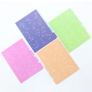 Domikee classic constellation pattern 6 hole paper index divider separator page for binder spiral planner notebook stationery A5
Domikee classic constellation pattern 6 hole paper index divider separator page for binder spiral planner notebook stationery A5