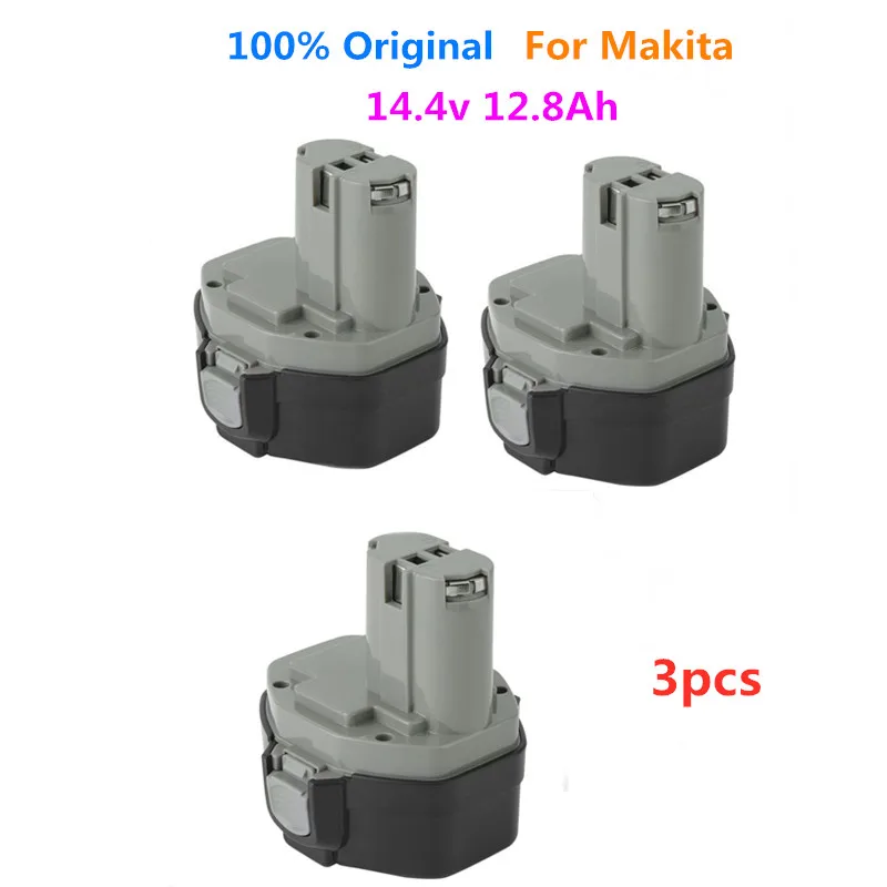 3pcs Original 14.4V 12800mAh NI-CD Power Tool Battery for MAKITA 14.4V Battery for Makita PA14,1422,1420 192600-1 6281D 6280D
3pcs Original 14.4V 12800mAh NI-CD Power Tool Battery for MAKITA 14.4V Battery for Makita PA14,1422,1420 192600-1 6281D 6280D
