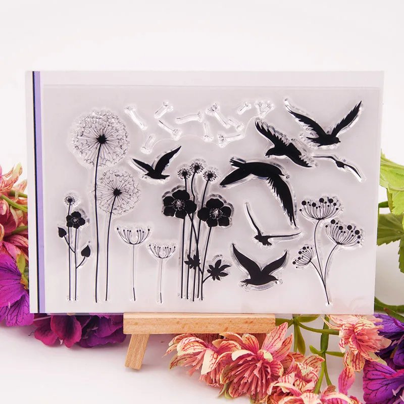 Clear Stamps for DIY Scrapbooking Card Dandelion Geese Silicon Transparent Stamps Making Album paper Craft Decor New 2019 Stamp
Clear Stamps for DIY Scrapbooking Card Dandelion Geese Silicon Transparent Stamps Making Album paper Craft Decor New 2019 Stamp