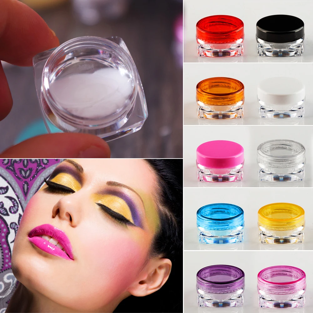 50Pcs/set Empty Cosmetic spice Jars Pot Clear Cream Lip Balm storage container Bottle Box Small Makeup Powder Sample Eyeshadow
50Pcs/set Empty Cosmetic spice Jars Pot Clear Cream Lip Balm storage container Bottle Box Small Makeup Powder Sample Eyeshadow