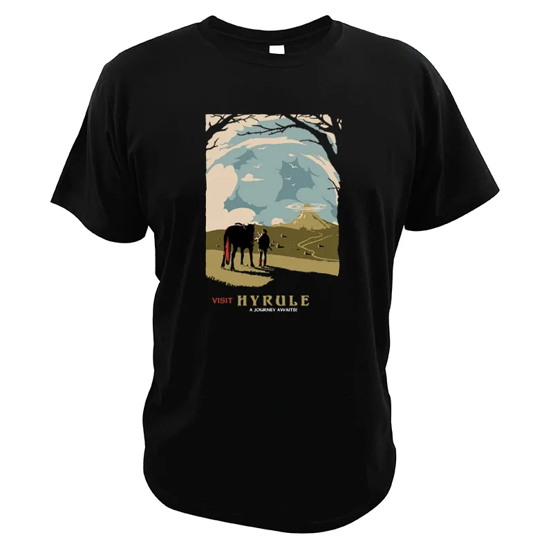 The Legend Of Zelda Breath of the Wild T Shirts Link Epona 100% Cotton Tee Summer O-neck Casual T Shirt
The Legend Of Zelda Breath of the Wild T Shirts Link Epona 100% Cotton Tee Summer O-neck Casual T Shirt