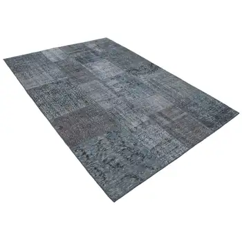 170x240 Cm Grey Handmade Patchwork Rug-6x8 Ft 
170x240 Cm Grey Handmade Patchwork Rug-6x8 Ft
