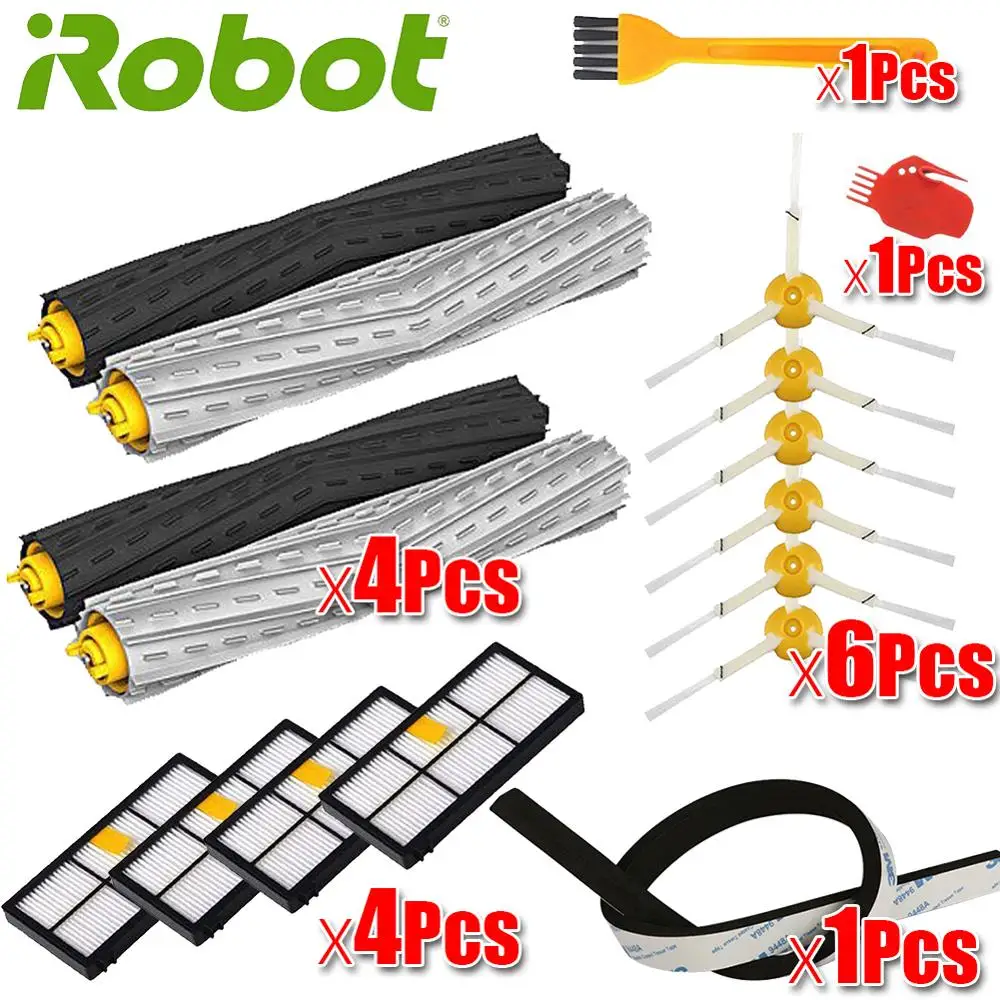 High Quality Tangle-Free Debris Extractor Brush Hepa filter side brush bump for iRobot Roomba 800 900 Series 870 880 980
High Quality Tangle-Free Debris Extractor Brush Hepa filter side brush bump for iRobot Roomba 800 900 Series 870 880 980