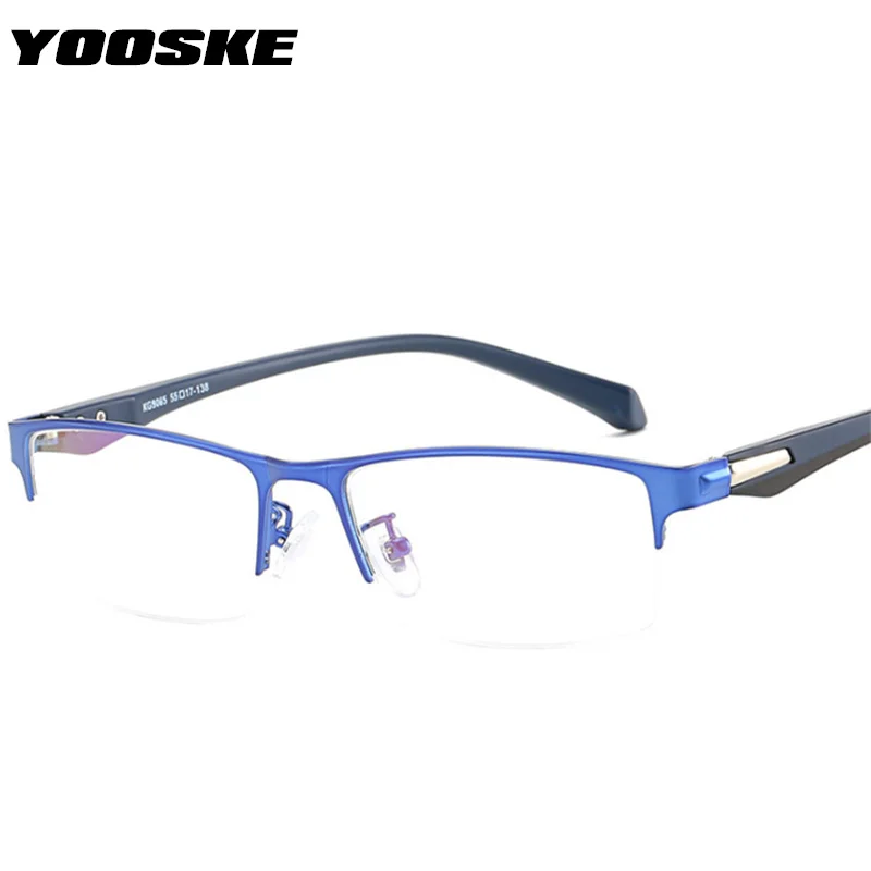 Оправа для очков близорукости YOOSKE женщин и мужчин металлические готовые очки