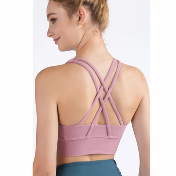 Shockproof Cross Straps Running Gym Sport Bras Top Women Widen Hem Push Up Workout Fitness Yoga Crop Tops Brassiere
Shockproof Cross Straps Running Gym Sport Bras Top Women Widen Hem Push Up Workout Fitness Yoga Crop Tops Brassiere