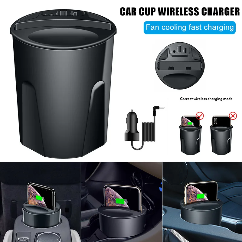 Newly Car Wireless Charger Cup Charge Stand Charging Mount Phone Holder for Smartphone DC128
Newly Car Wireless Charger Cup Charge Stand Charging Mount Phone Holder for Smartphone DC128
