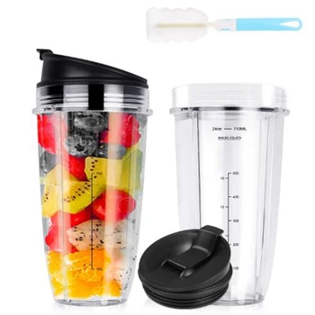 Replacement Blender for Nutri Ninja 24Oz Cups BL480/BL640 /BL680 Nutri Blender Auto IQ Series with Seal Lid & 1Pc Brush
Replacement Blender for Nutri Ninja 24Oz Cups BL480/BL640 /BL680 Nutri Blender Auto IQ Series with Seal Lid & 1Pc Brush