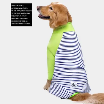 Striped Large Dog Clothes Cartoon Pajamas For Girl Boy Dog Coat Four-legged Dog Sweatshirt Dog Clothing Weaning Clothes 
Striped Large Dog Clothes Cartoon Pajamas For Girl Boy Dog Coat Four-legged Dog Sweatshirt Dog Clothing Weaning Clothes