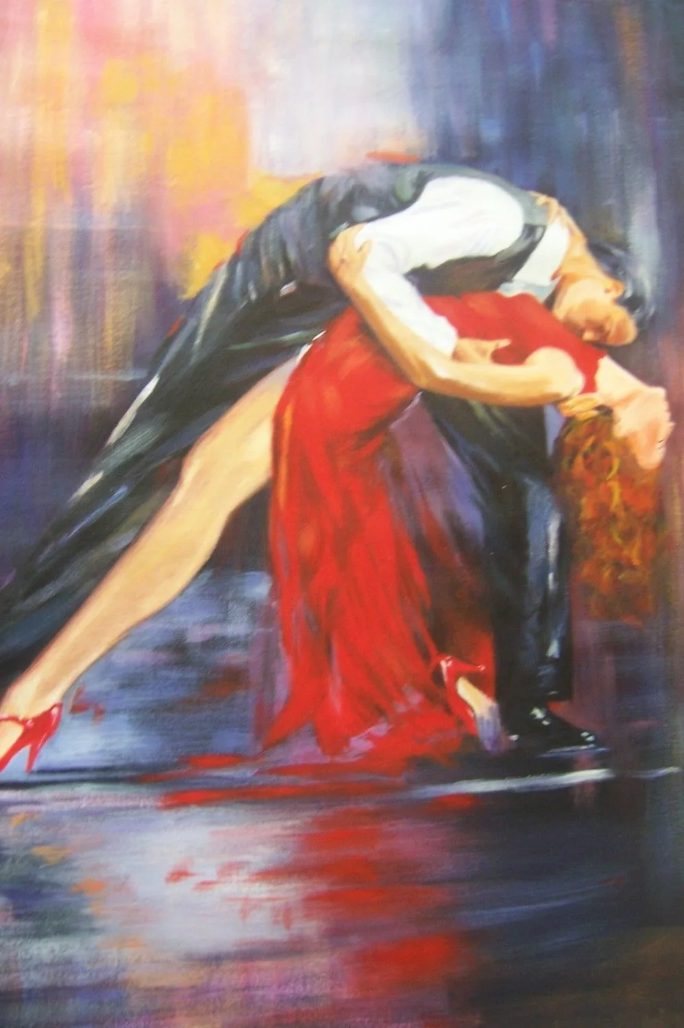 100%Handmade Flamenco salsa dancers 40x28 Oil Painting,NOT a print or poster,
100%Handmade Flamenco salsa dancers 40x28 Oil Painting,NOT a print or poster,