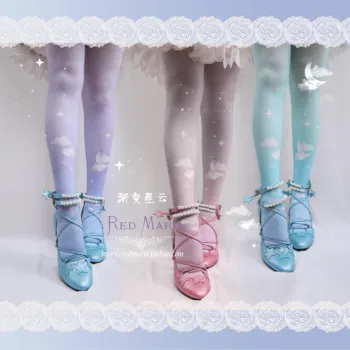 Soft Girl Dream Gradient Star Cloud Printing Panty-hose Tight socks Japanese Style Women's Cosplay Pantynose Long Stocking
Soft Girl Dream Gradient Star Cloud Printing Panty-hose Tight socks Japanese Style Women's Cosplay Pantynose Long Stocking