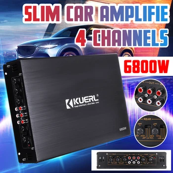 CLAITE 6800W 4 Channel Car Audio Amplifier DC 12V Stereo Amp Auto Audio Power Amplifier
CLAITE 6800W 4 Channel Car Audio Amplifier DC 12V Stereo Amp Auto Audio Power Amplifier