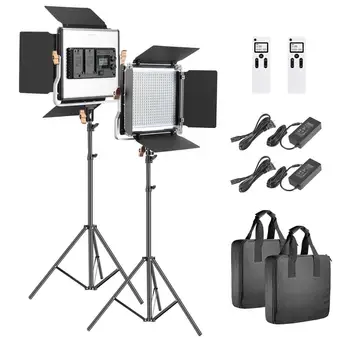 Neewer Advanced 2.4G 480 LED Video Light Photography Lighting Kit, Dimmable Bi-Color LED Panel with LCD Screen, 2.4G Remote 
Neewer Advanced 2.4G 480 LED Video Light Photography Lighting Kit, Dimmable Bi-Color LED Panel with LCD Screen, 2.4G Remote