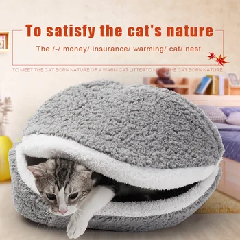 Removable Pet Sleeping Bag Hamburger Shape Dog Kitten House Short Plush Pet Bed Cushion QP2
Removable Pet Sleeping Bag Hamburger Shape Dog Kitten House Short Plush Pet Bed Cushion QP2