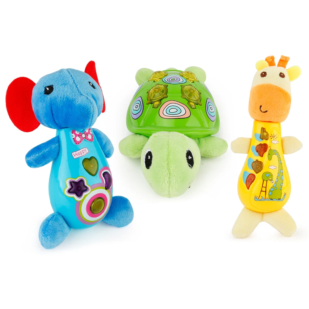 Cartoon Toys Plush Toddler Musical Toy Appease Infants Giraffe Turtle Elephant Stuffed Animal Comfort Dolls For Baby
Cartoon Toys Plush Toddler Musical Toy Appease Infants Giraffe Turtle Elephant Stuffed Animal Comfort Dolls For Baby
