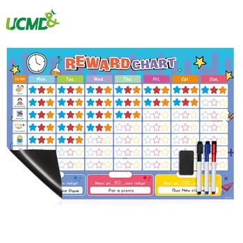 Kids Daily Calendar Schedule with 150 Fridge Magnets Reward Responsibility Behavior Chore Chart Children Educational Tools Toys
Kids Daily Calendar Schedule with 150 Fridge Magnets Reward Responsibility Behavior Chore Chart Children Educational Tools Toys