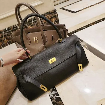 Leather bag, large-capacity middle-aged bag, cowhide platinum bag, horizontal Kelly bag, underarm bag
Leather bag, large-capacity middle-aged bag, cowhide platinum bag, horizontal Kelly bag, underarm bag