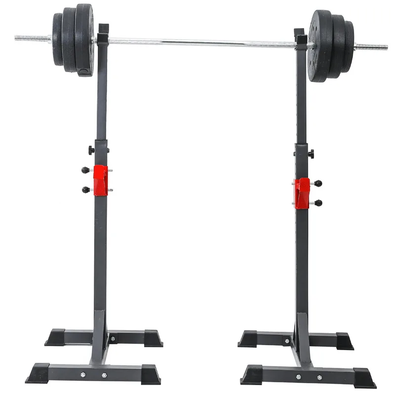 High-quality Adjustable Multifunction Split Type Squat Rack Weightlifting Barbell Strength Training Fitness Equipments |