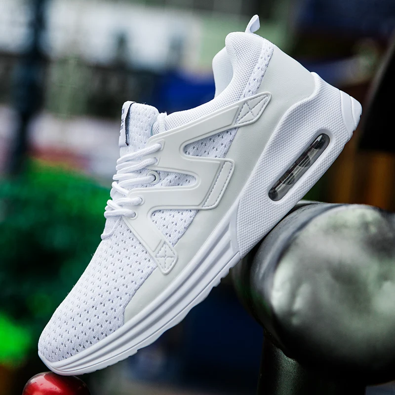 Men's Mesh Sneakers White Air Cushion Running Shoes Lightweight Comfortable Breathable Casual Shoes
Men's Mesh Sneakers White Air Cushion Running Shoes Lightweight Comfortable Breathable Casual Shoes