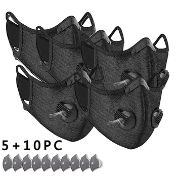5 Masks+10 Filters Outdoor Washable Reusable Breathable Protection Earloop comfortable Dustproof Windproof Fashion Mouth Mask
5 Masks+10 Filters Outdoor Washable Reusable Breathable Protection Earloop comfortable Dustproof Windproof Fashion Mouth Mask