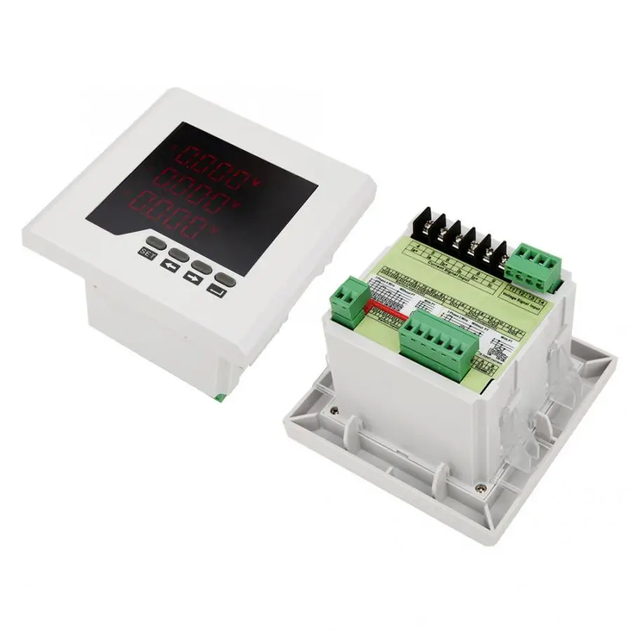DTM-D120 Electric Energy Meter 3 Phase Multi-Function Power Meter AC220V with RS485 Port with AVE Display Event Recording
DTM-D120 Electric Energy Meter 3 Phase Multi-Function Power Meter AC220V with RS485 Port with AVE Display Event Recording