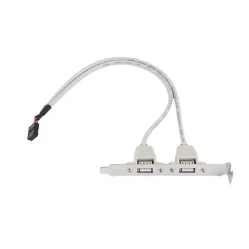 Newest 2-Port USB2.0 Motherboard Rear Panel Expansion Bracket Host Adapter New
Newest 2-Port USB2.0 Motherboard Rear Panel Expansion Bracket Host Adapter New