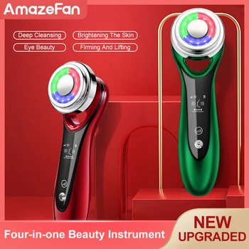 Face EMS Beauty Instrument Face Lifting Heat Red Blue Light Face Cleaner Deep Cleansing Home Skin Care Device Face Massager 
Face EMS Beauty Instrument Face Lifting Heat Red Blue Light Face Cleaner Deep Cleansing Home Skin Care Device Face Massager
