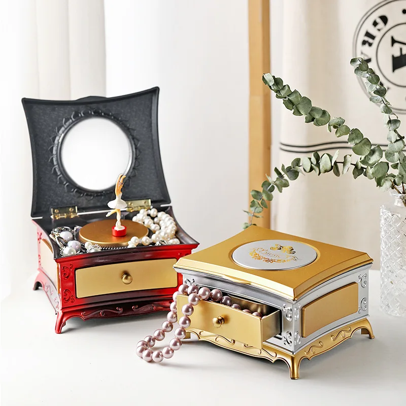 Creative Classical Dresser Ballet Girl Rotating Music Box Clockwork Music Box Valentine's Day Birthday Gift Craft Gift
Creative Classical Dresser Ballet Girl Rotating Music Box Clockwork Music Box Valentine's Day Birthday Gift Craft Gift