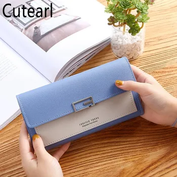 Fashion Envelope Women Long Wallet Simple Hasp Clutch New Patchwork Money Bag Phone Pocket Large Capacity Ladies Card Holder
Fashion Envelope Women Long Wallet Simple Hasp Clutch New Patchwork Money Bag Phone Pocket Large Capacity Ladies Card Holder
