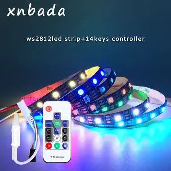WS2812B LED Strip ith 14 Keys RF Wireless Remote Controller Kit Individually Addressable Smart RGB Led Strip Waterproof
WS2812B LED Strip ith 14 Keys RF Wireless Remote Controller Kit Individually Addressable Smart RGB Led Strip Waterproof
