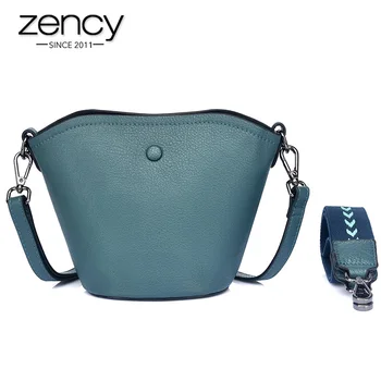 Zency 100% Genuine Leather Women Handbag Crossbody Bag New Fashion Simple Style Shoulder Bag Classic High Quality Female Bags 
Zency 100% Genuine Leather Women Handbag Crossbody Bag New Fashion Simple Style Shoulder Bag Classic High Quality Female Bags