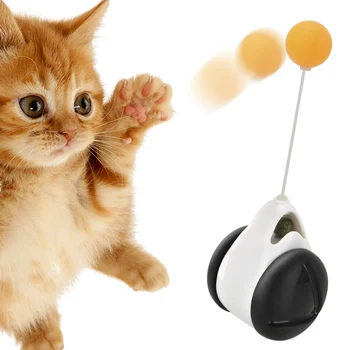 Smart Cat Toy with Wheels Automatic Indoor Exercise Cat Toys interactive Rotating Mode Funny Not Boring Cat Supplies
Smart Cat Toy with Wheels Automatic Indoor Exercise Cat Toys interactive Rotating Mode Funny Not Boring Cat Supplies