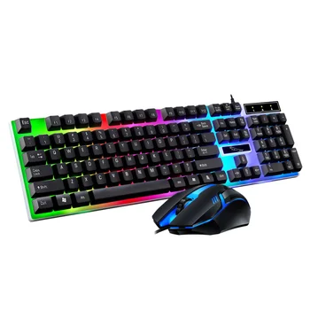 Wired Gaming Keyboard Mouse Set Colorful Backlight Computer Game Keyboard Mouse Gaming Accessories (White)
Wired Gaming Keyboard Mouse Set Colorful Backlight Computer Game Keyboard Mouse Gaming Accessories (White)