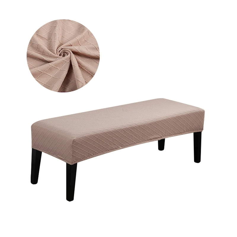 Housse de banc extensible en velours et Spandex, élastique, pour salle à manger, chaise, siège, hôtel, maison, salon, cuisine, chambre à coucher Housse de banc extensible en velours et Spandex, élastique, pour salle à manger, chaise, siège, hôtel, maison, salon, cuisine, chambre à coucher