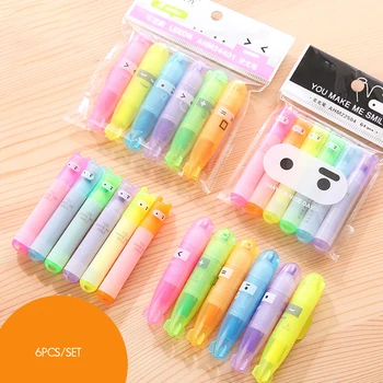 Multi-Color Pocket Highlighter Pen Marker Paint Pens Set, 6PCS, Marker Coloring Pens Highlighter, Clear View, Round /Chisel Tip
Multi-Color Pocket Highlighter Pen Marker Paint Pens Set, 6PCS, Marker Coloring Pens Highlighter, Clear View, Round /Chisel Tip